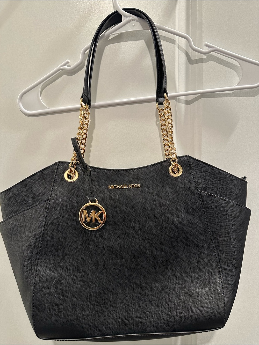 Michael Kors Black Saffiano Leather Shoulder Bag- Never Used.
